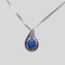 925 Sterling Silver Opal Necklace