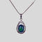 925 Sterling Silver Opal Necklace