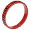 Red Resin Love Bangle