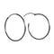 Sterling Silver Plain Hoop Earrings-Various Sizes