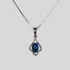 925 Sterling Silver Opal Necklace