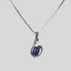 925 Sterling Silver Opal Necklace