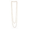 LONG WHITE FRESHWATER PEARL NECKLACE