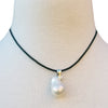 WHITE BAROQUE PEARL PENDANT