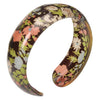 Floral Print Design Resin Bangle