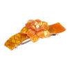 Handmade Orange Flower Hair Barette