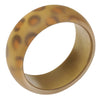 Frosted Leopard Print Resin Bangle