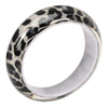 Bold Leopard Print Resin Bangle