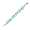 Mint Green Interlocking Chains Resin Bracelet