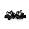 Handmade Black Flower Hair Clip