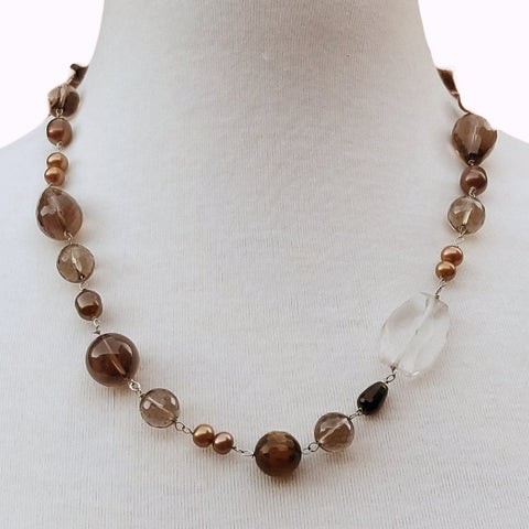 Semi Precious Mixed Stone Necklace